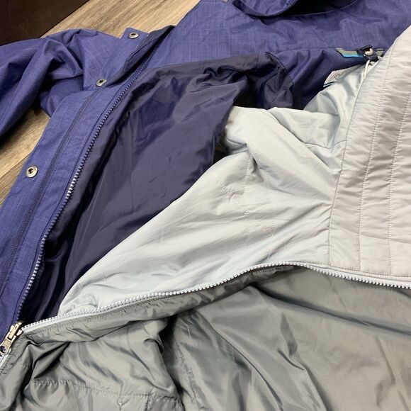 Columbia Womens XL Interchange Hooded Lined Waterproof Jacket - Picture 7 of 9